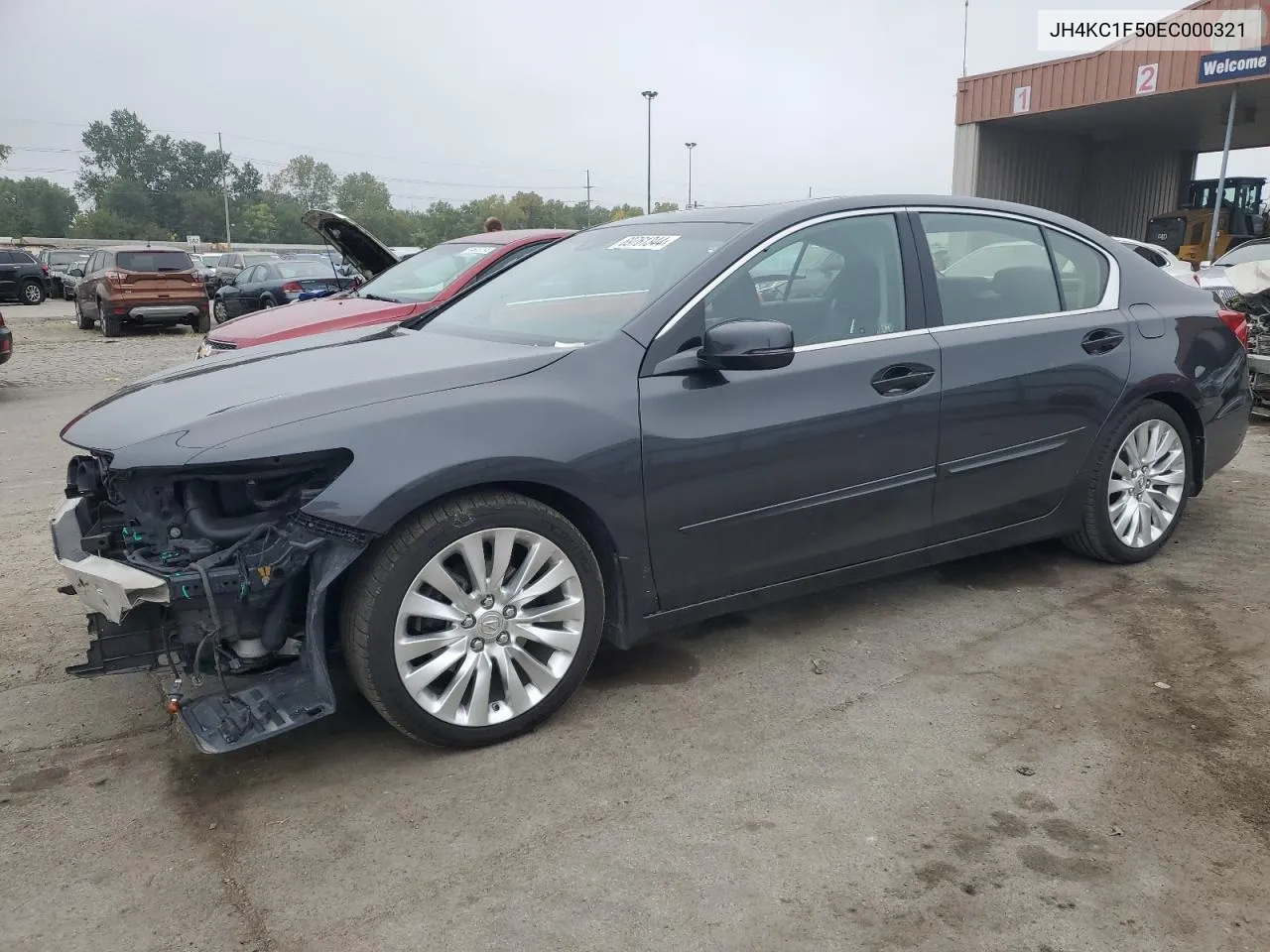 JH4KC1F50EC000321 2014 Acura Rlx Tech