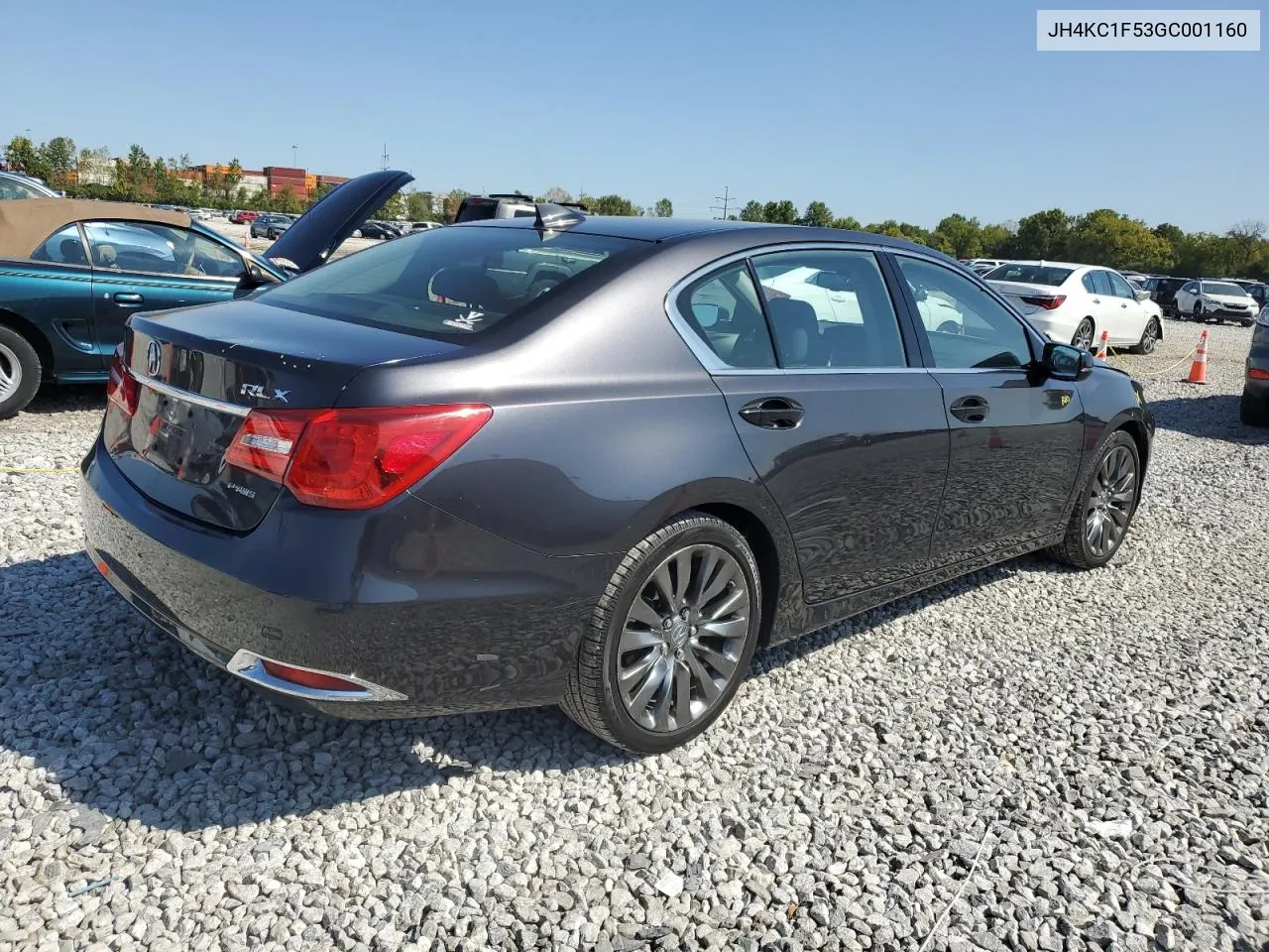 2016 Acura Rlx Tech VIN: JH4KC1F53GC001160 Lot: 70796374