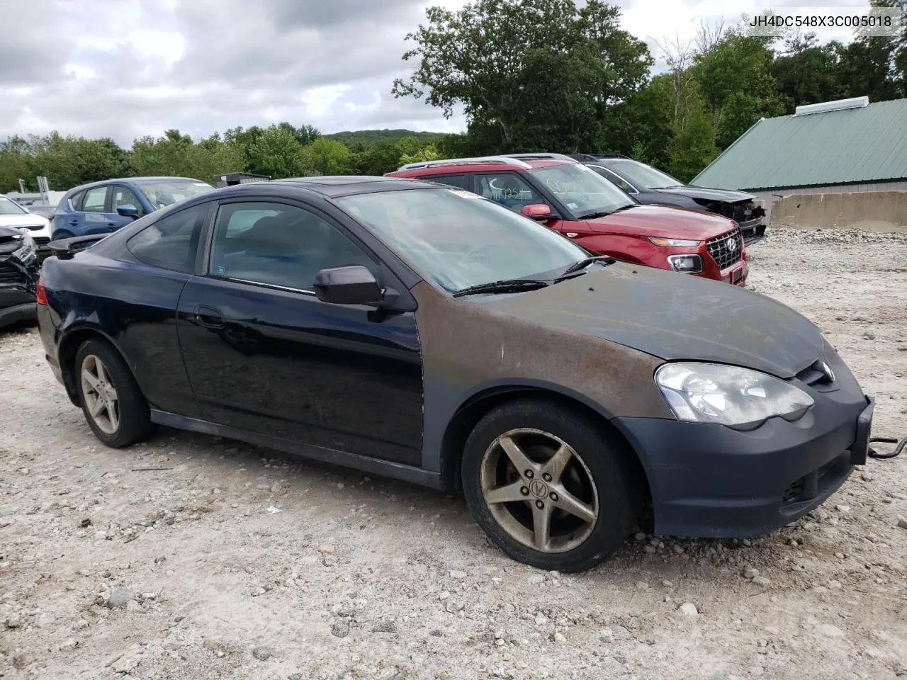 2003 Acura Rsx VIN: JH4DC548X3C005018 Lot: 67922684