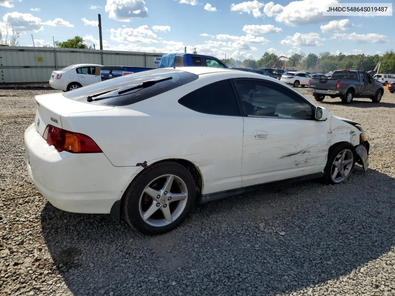 2004 Acura Rsx VIN: JH4DC54864S019487 Lot: 67302744