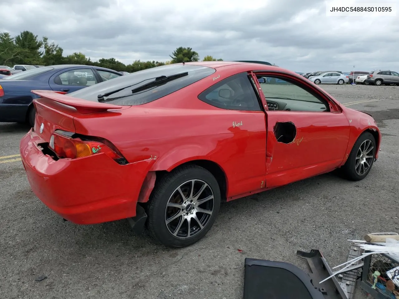 2004 Acura Rsx VIN: JH4DC54884S010595 Lot: 71261214