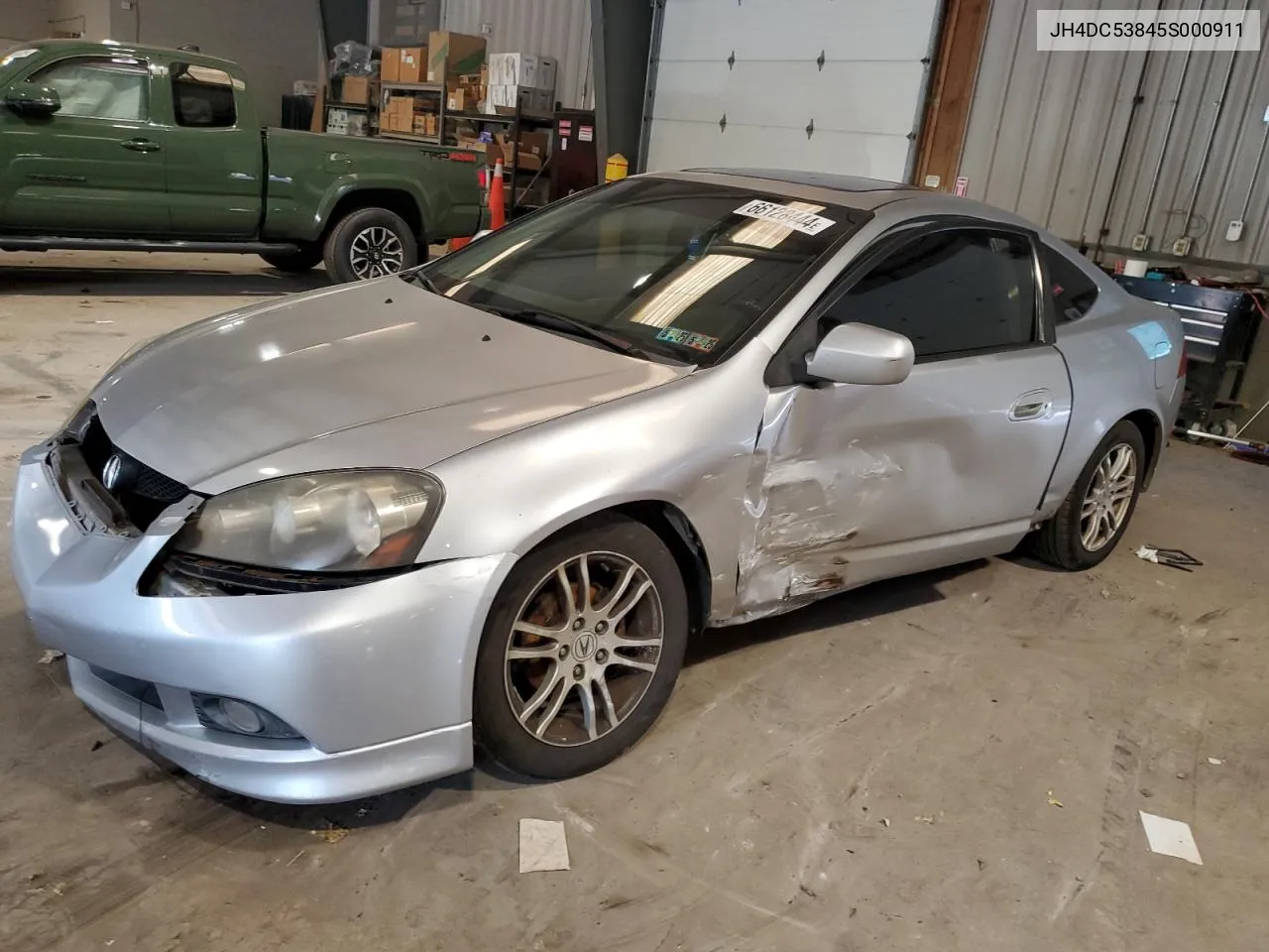 2005 Acura Rsx VIN: JH4DC53845S000911 Lot: 66128444