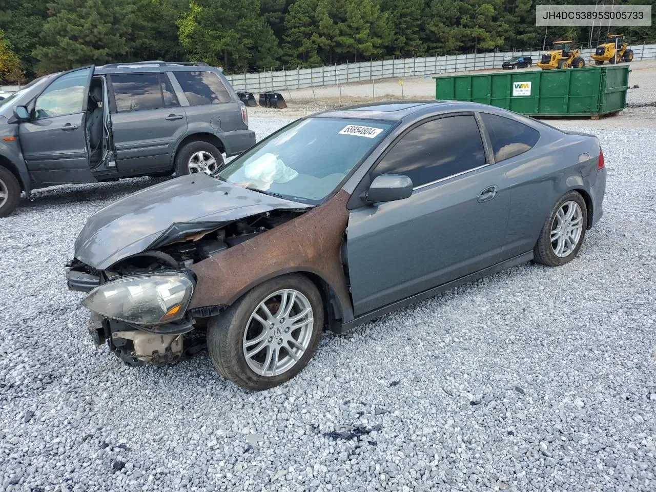 2005 Acura Rsx VIN: JH4DC53895S005733 Lot: 68854804