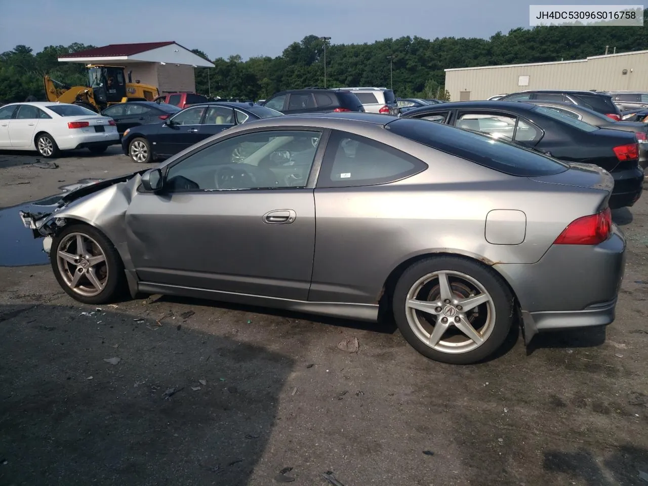 2006 Acura Rsx Type-S VIN: JH4DC53096S016758 Lot: 65594754