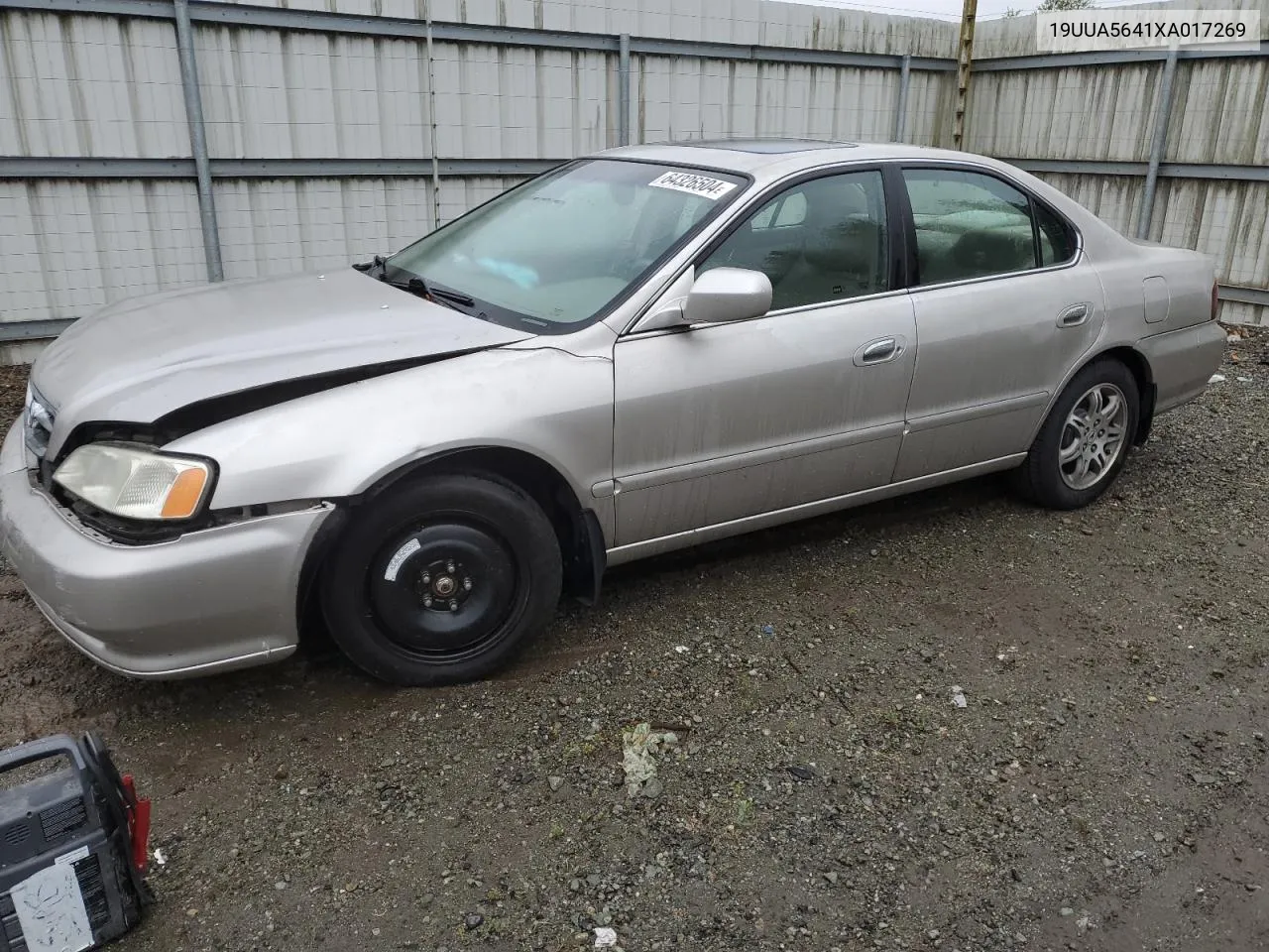 1999 Acura 3.2Tl VIN: 19UUA5641XA017269 Lot: 64326504