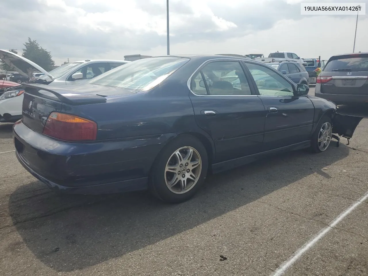 2000 Acura 3.2Tl VIN: 19UUA566XYA014261 Lot: 65592854