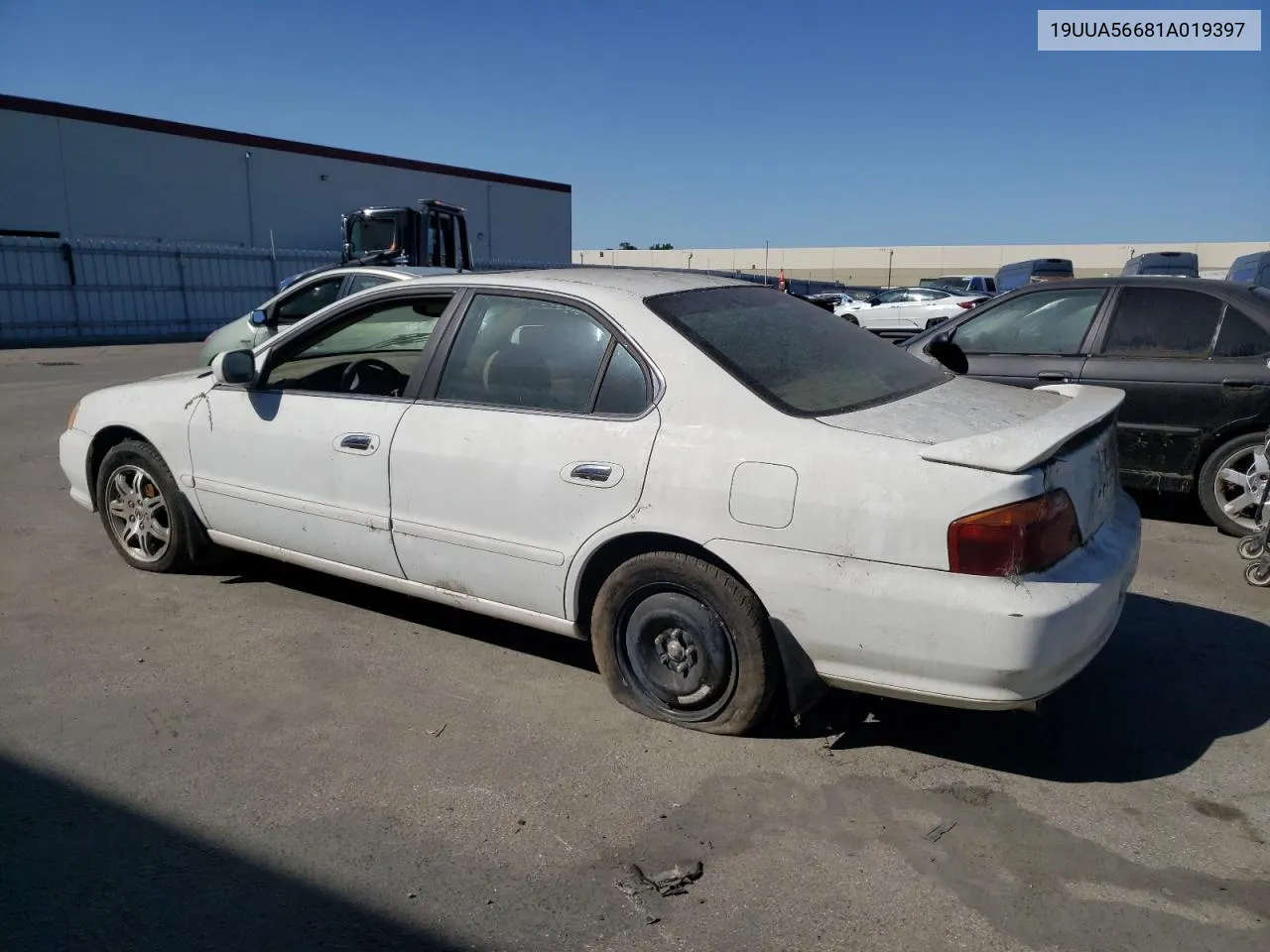 2001 Acura 3.2Tl VIN: 19UUA56681A019397 Lot: 60978234