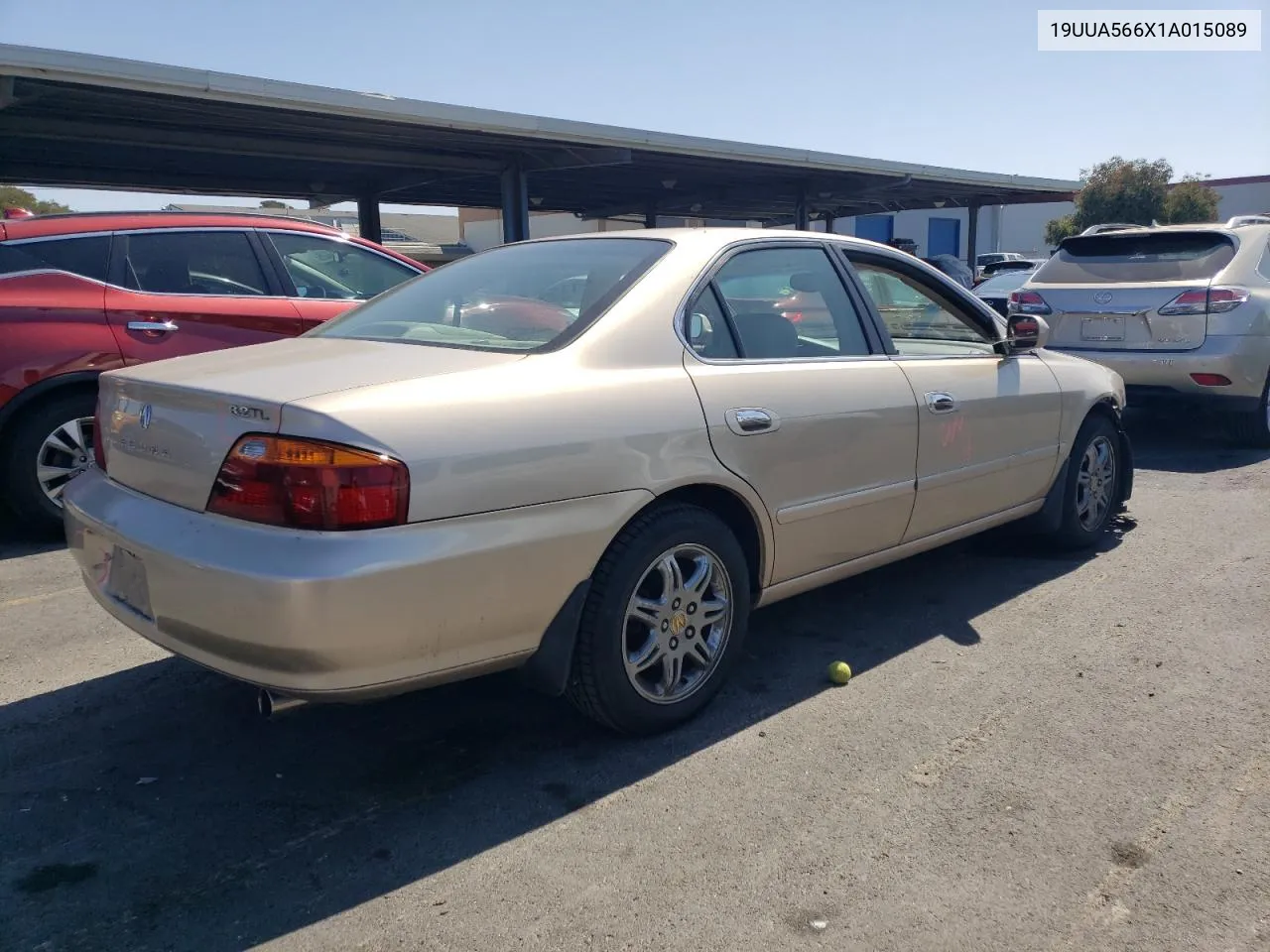 2001 Acura 3.2Tl VIN: 19UUA566X1A015089 Lot: 69240504