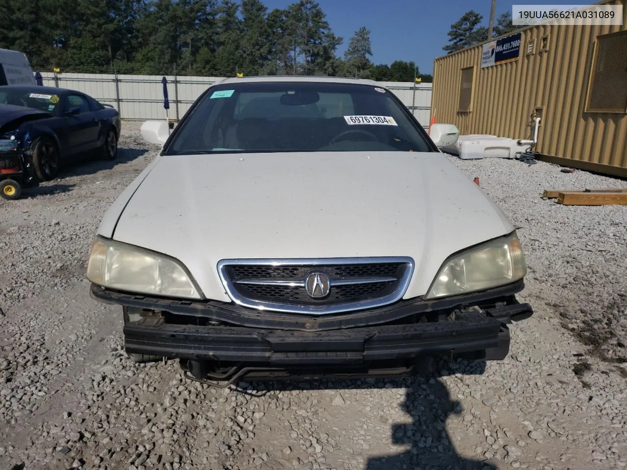 2001 Acura 3.2Tl VIN: 19UUA56621A031089 Lot: 69761304