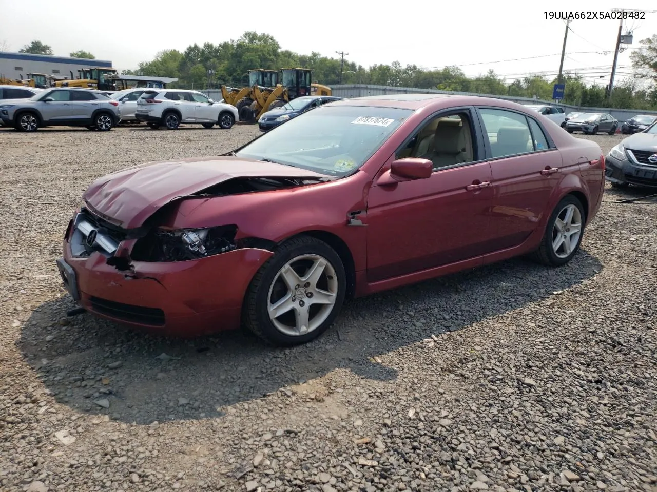 2005 Acura Tl VIN: 19UUA662X5A028482 Lot: 67817674