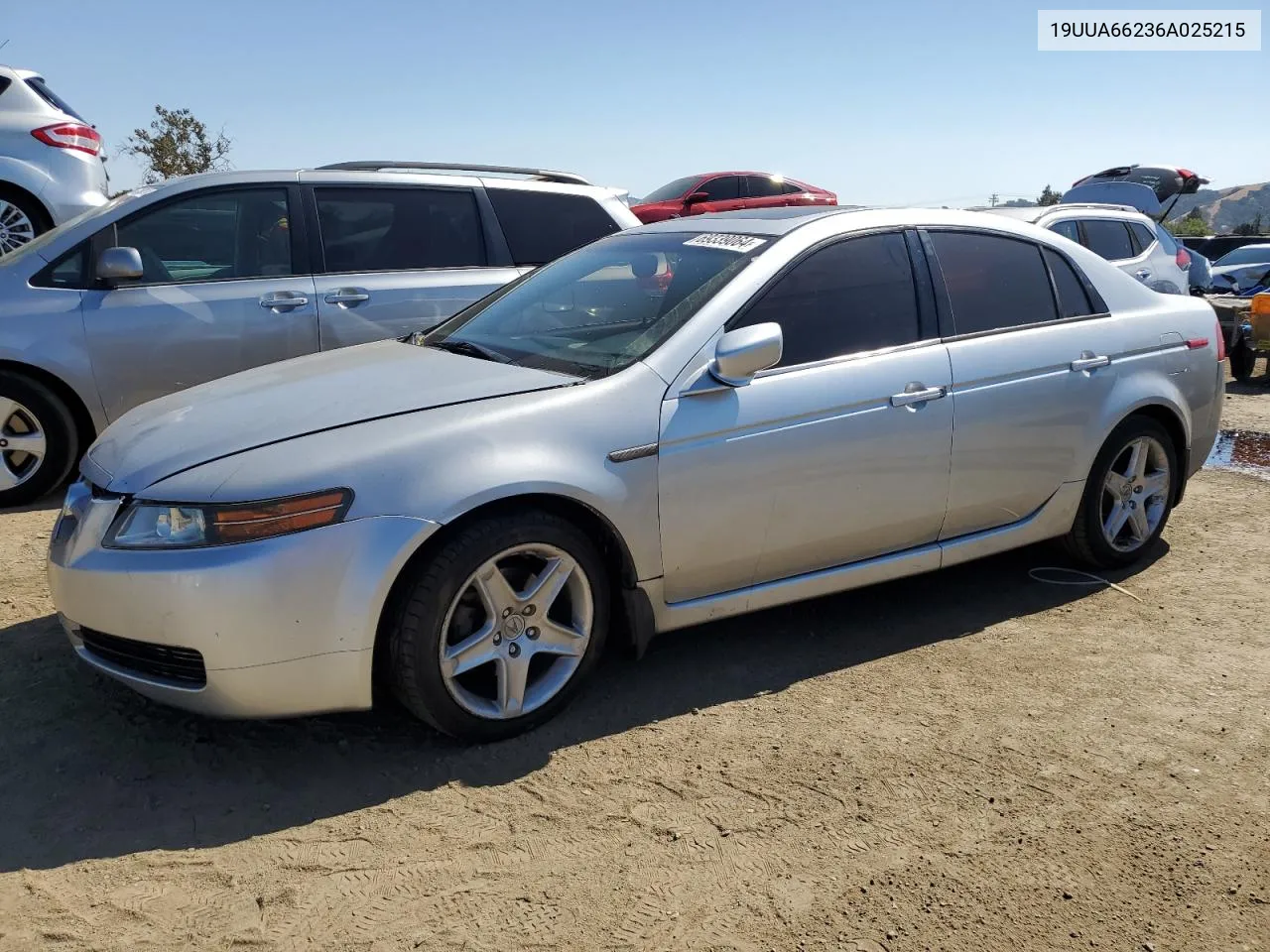 2006 Acura 3.2Tl VIN: 19UUA66236A025215 Lot: 69339064