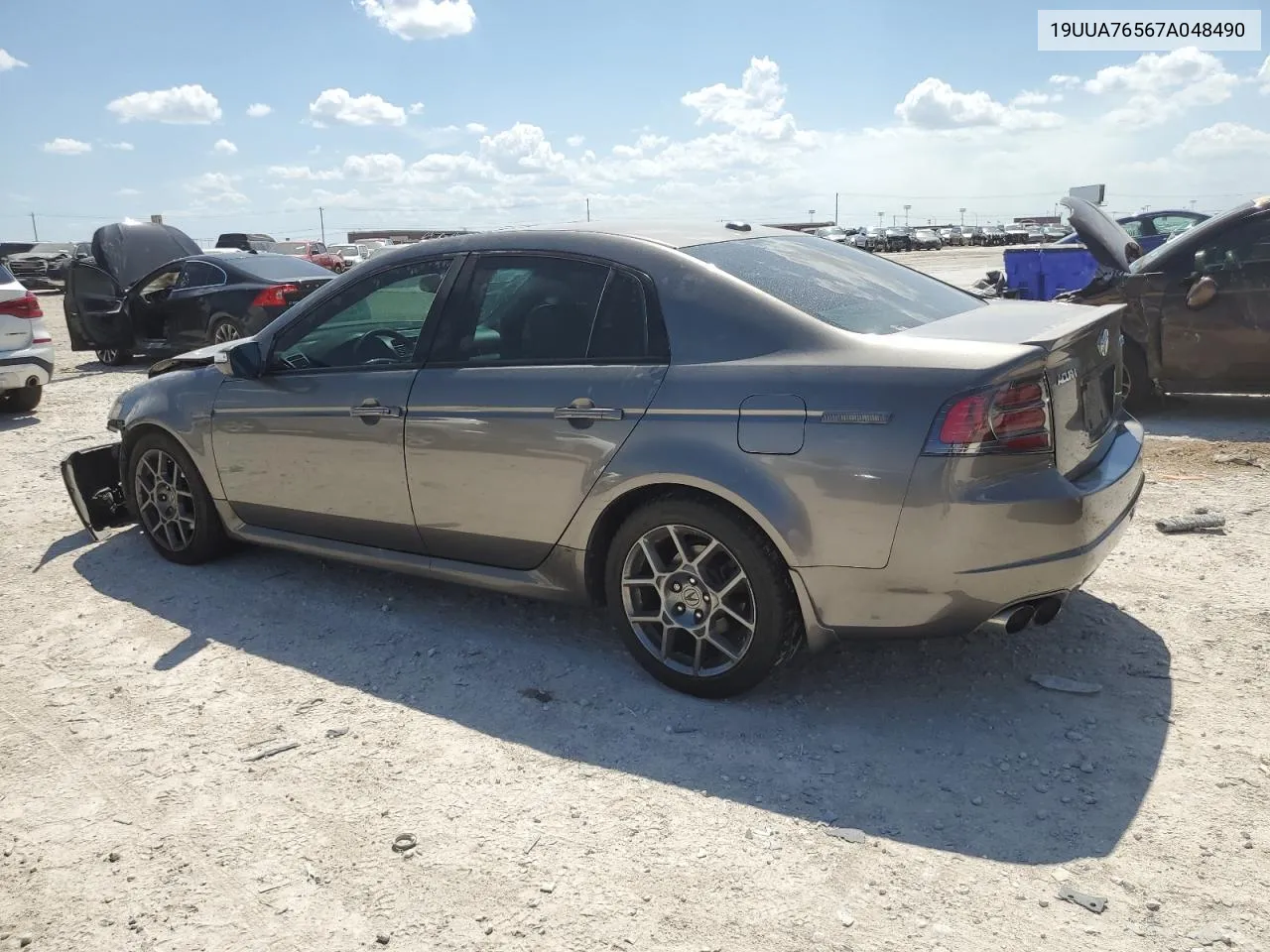 2007 Acura Tl Type S VIN: 19UUA76567A048490 Lot: 66574104