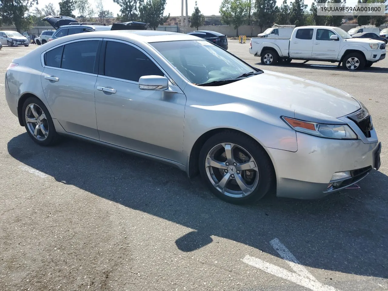 2010 Acura Tl VIN: 19UUA9F59AA001800 Lot: 63089454