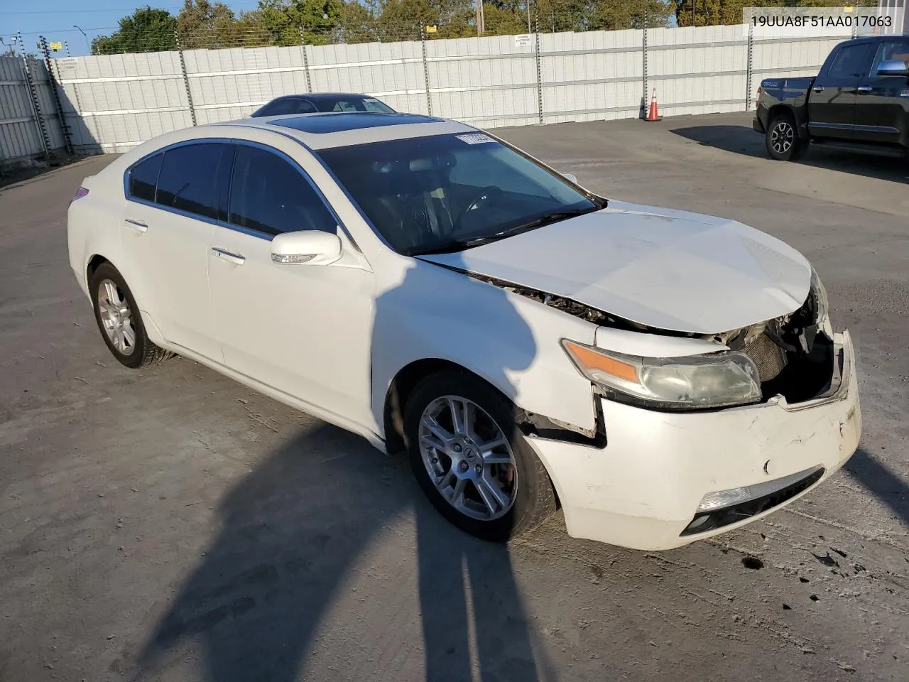 2010 Acura Tl VIN: 19UUA8F51AA017063 Lot: 71133234