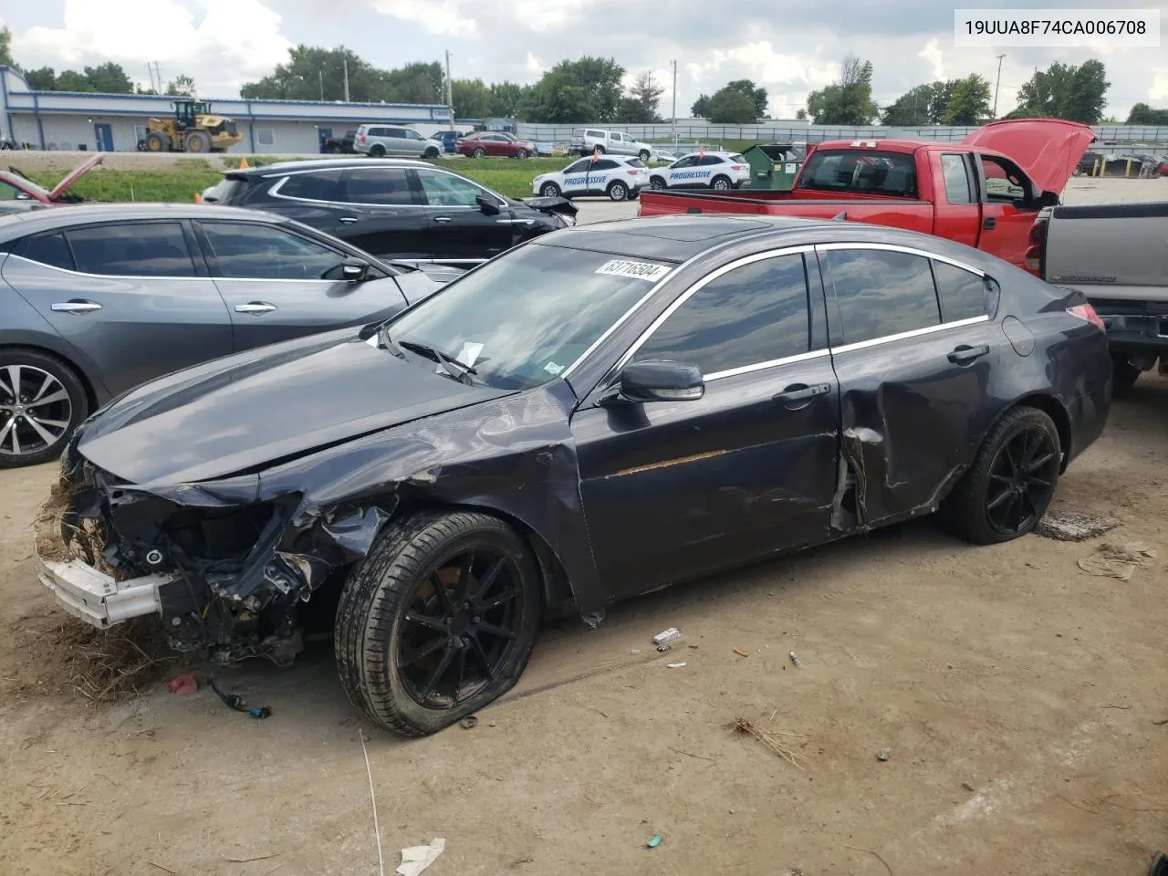 2012 Acura Tl VIN: 19UUA8F74CA006708 Lot: 63716504