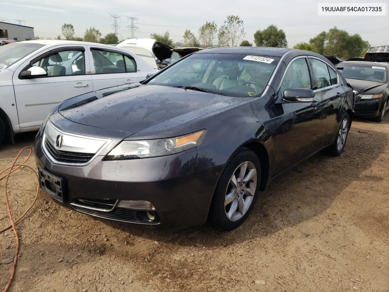 2012 Acura Tl VIN: 19UUA8F54CA017335 Lot: 71131524