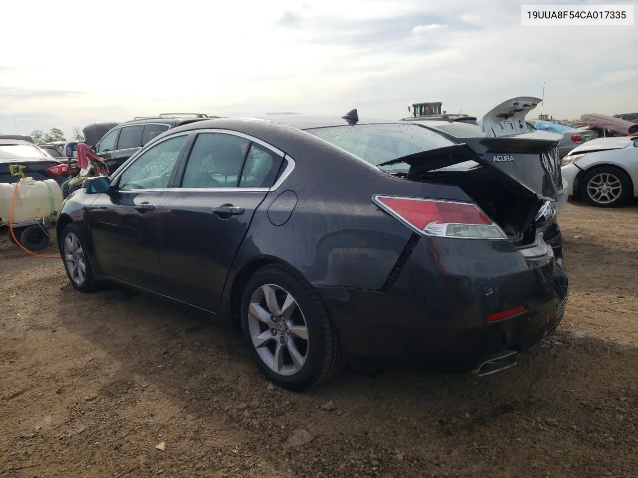 2012 Acura Tl VIN: 19UUA8F54CA017335 Lot: 71131524