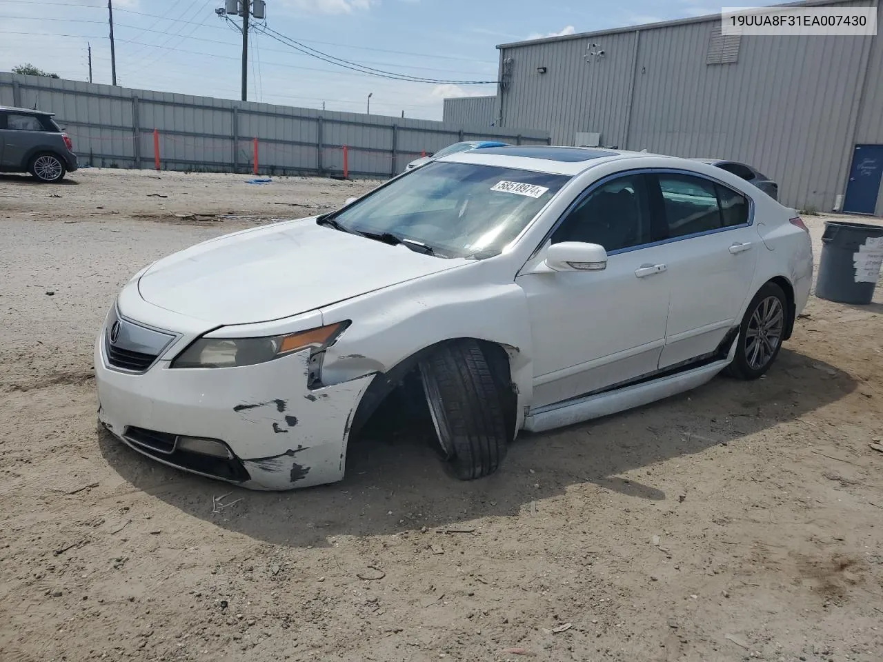 2014 Acura Tl Se VIN: 19UUA8F31EA007430 Lot: 65509324