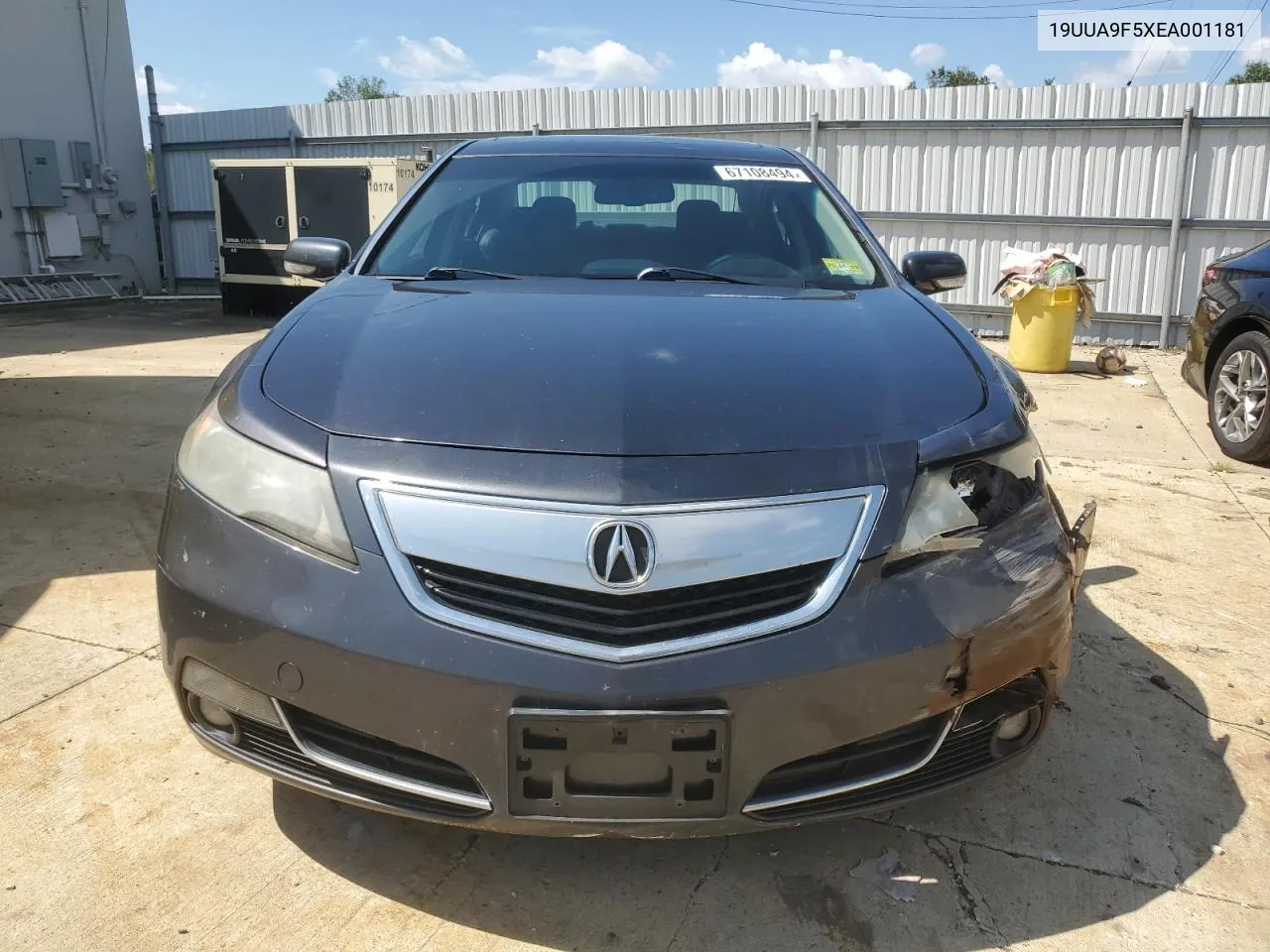 2014 Acura Tl Tech VIN: 19UUA9F5XEA001181 Lot: 67108494