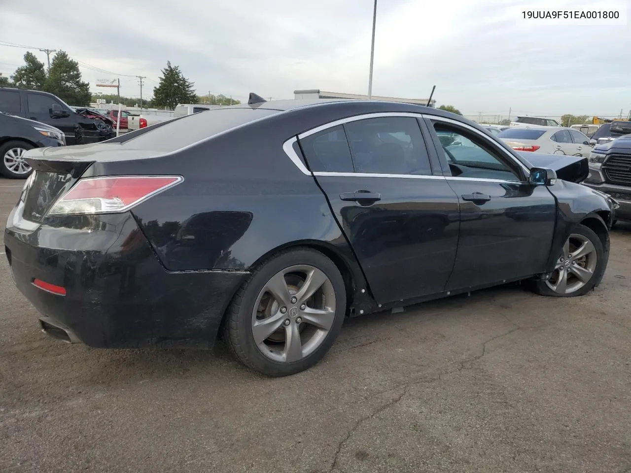 19UUA9F51EA001800 2014 Acura Tl Tech