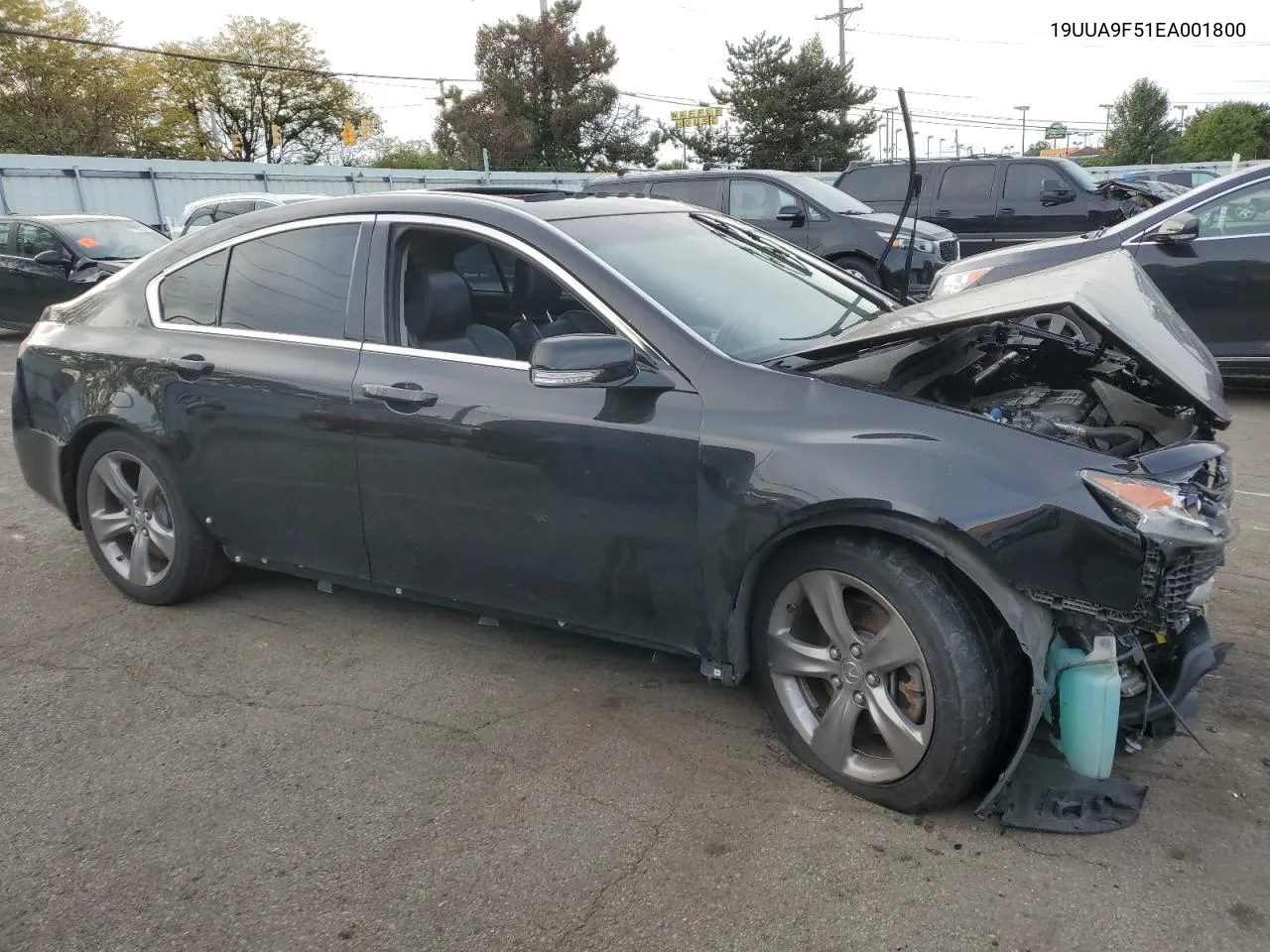 2014 Acura Tl Tech VIN: 19UUA9F51EA001800 Lot: 71418874