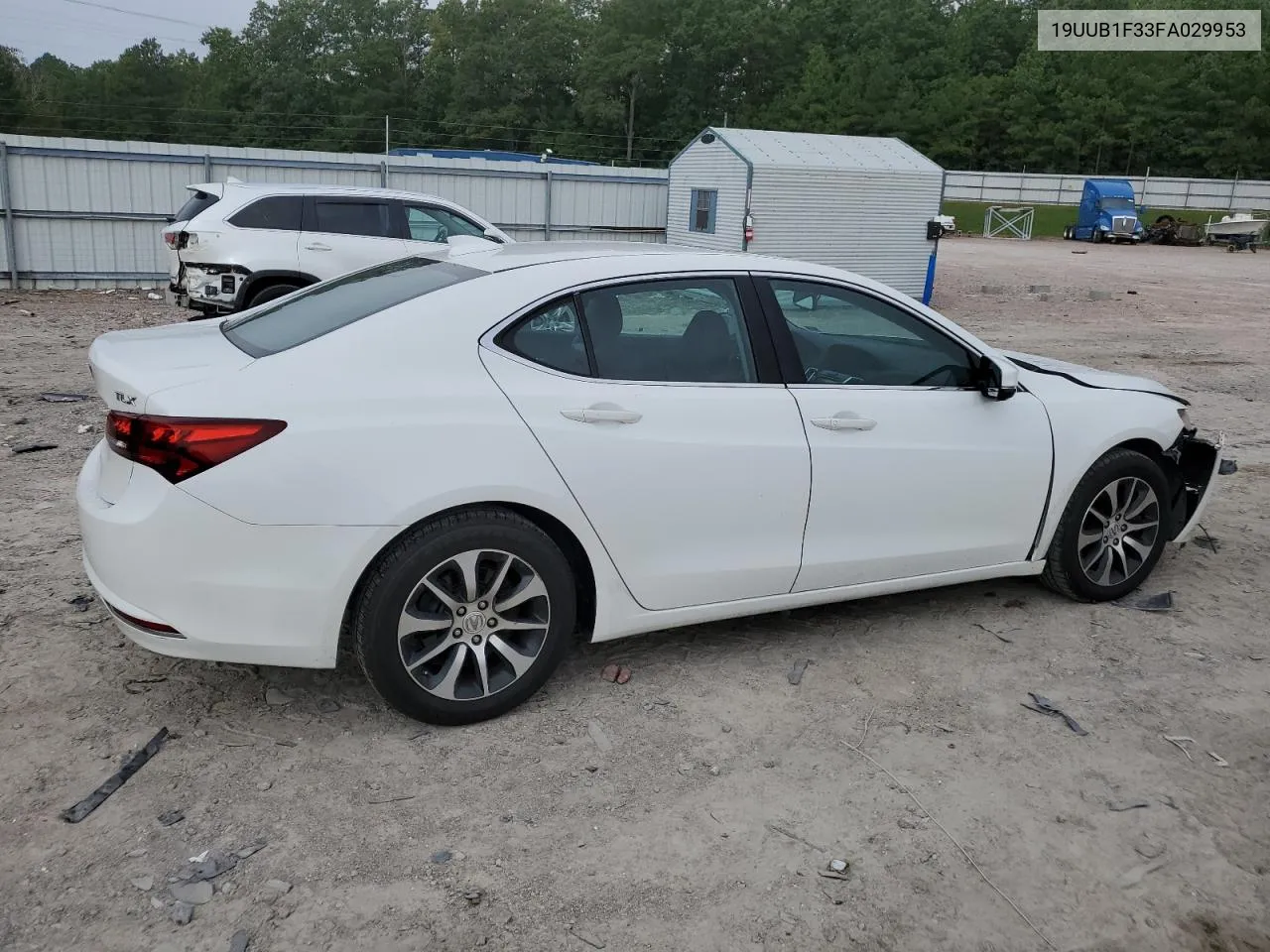 2015 Acura Tlx VIN: 19UUB1F33FA029953 Lot: 70393204