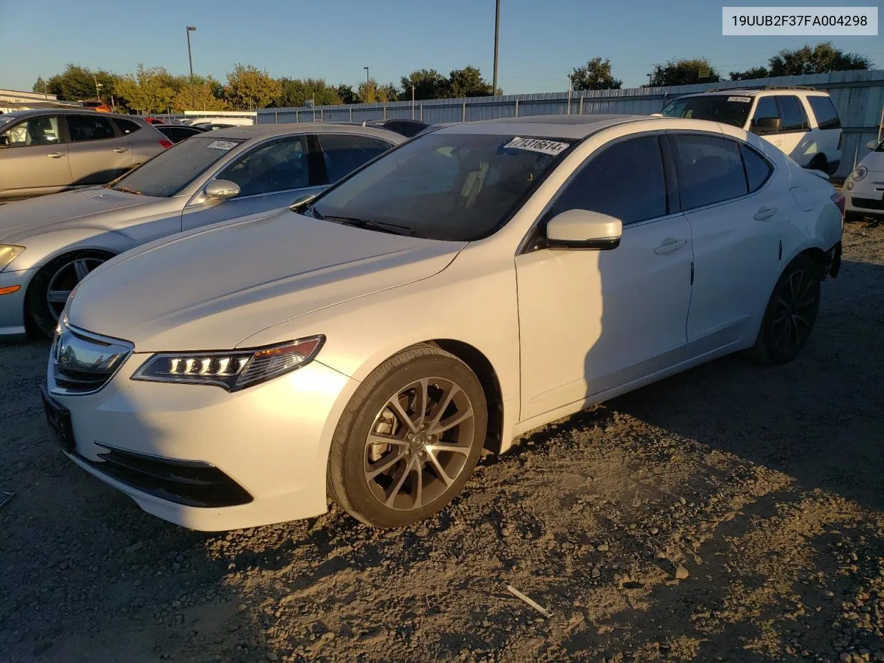 2015 Acura Tlx VIN: 19UUB2F37FA004298 Lot: 71316614