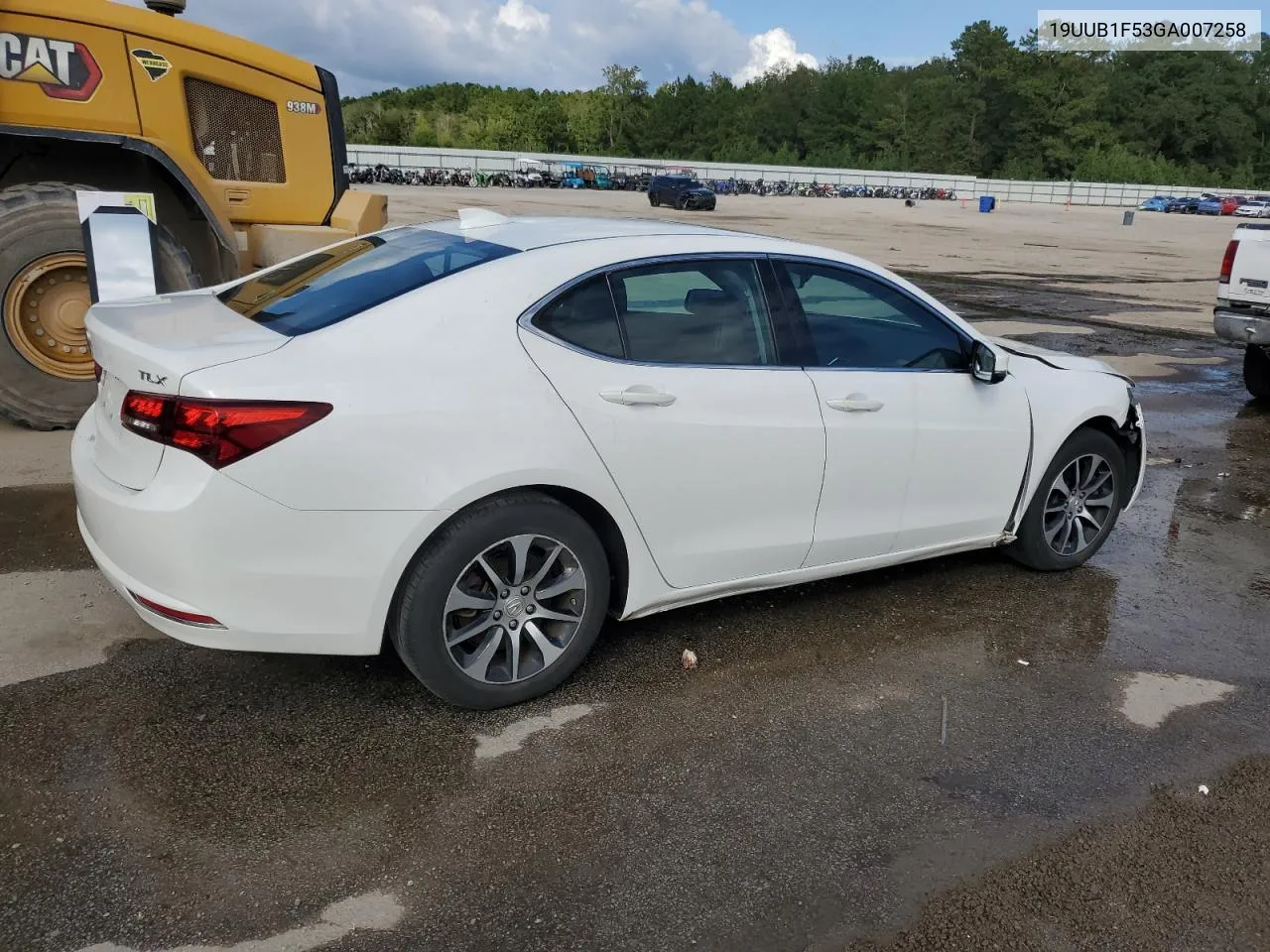 2016 Acura Tlx Tech VIN: 19UUB1F53GA007258 Lot: 71537634