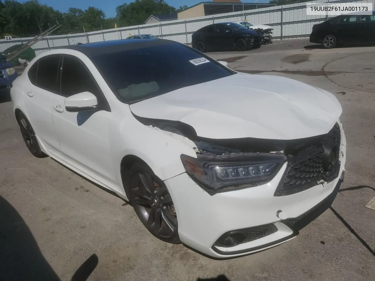 19UUB2F61JA001173 2018 Acura Tlx Tech+A