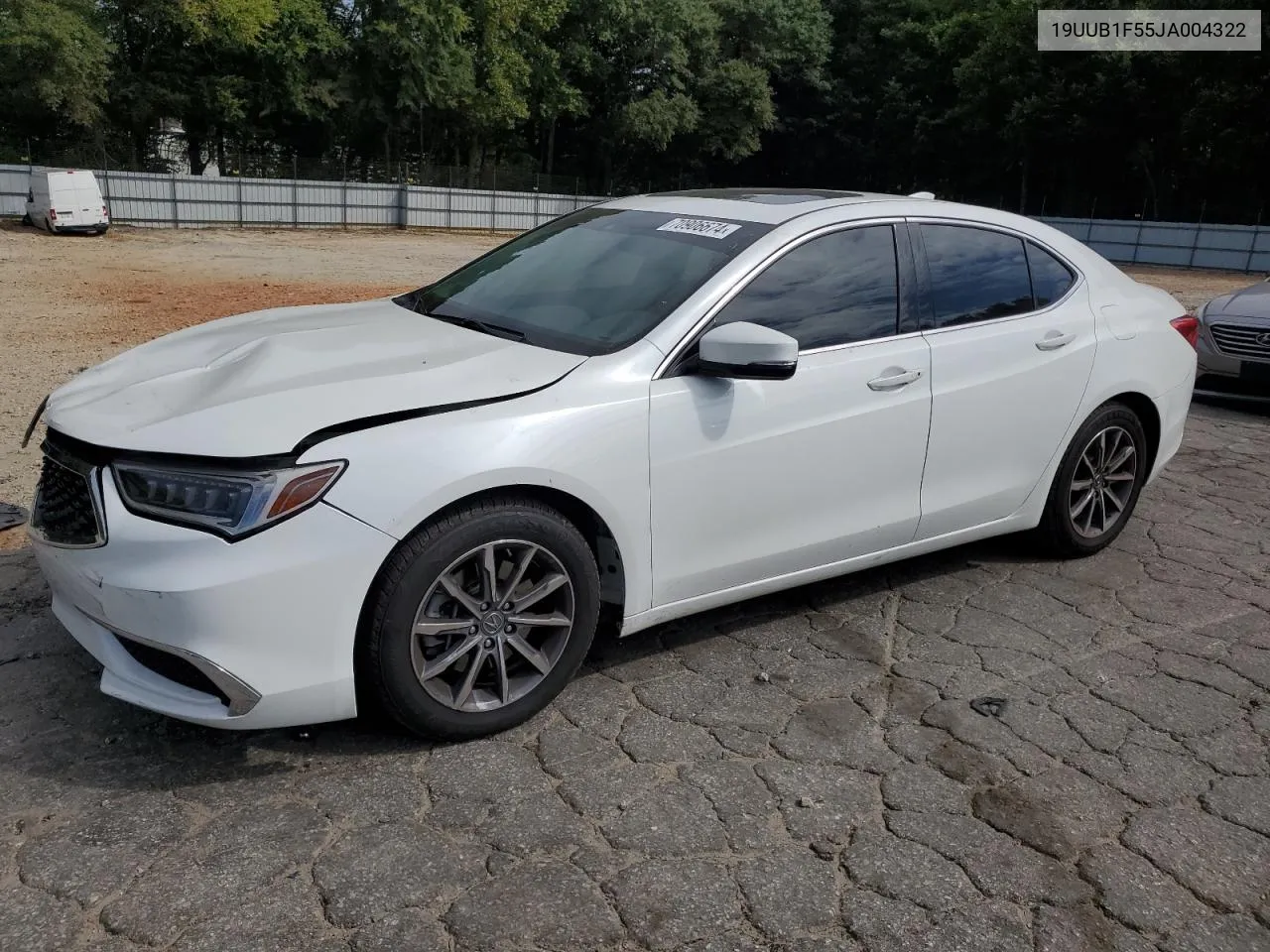 19UUB1F55JA004322 2018 Acura Tlx Tech