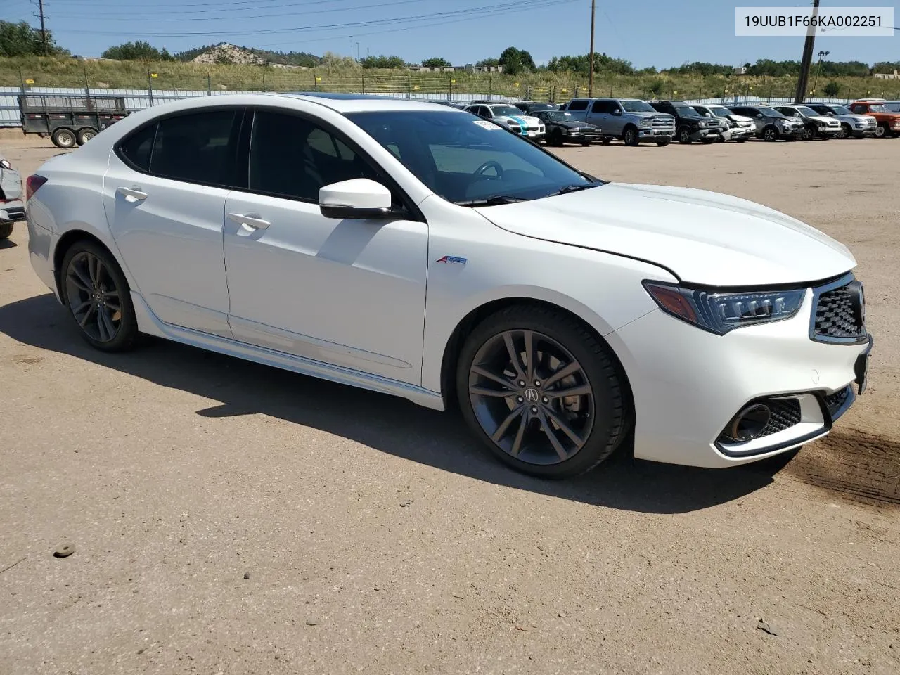 2019 Acura Tlx Technology VIN: 19UUB1F66KA002251 Lot: 71672524