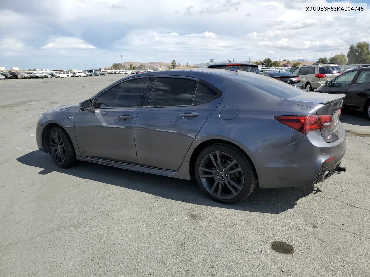 X9UUB3F63KA004745 2019 Acura Tlx