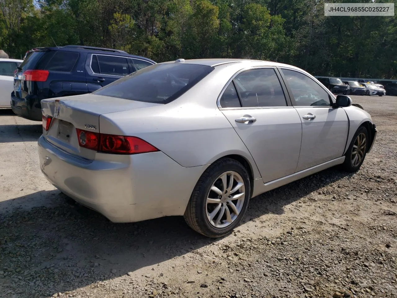 2005 Acura Tsx VIN: JH4CL96855C025227 Lot: 71049993