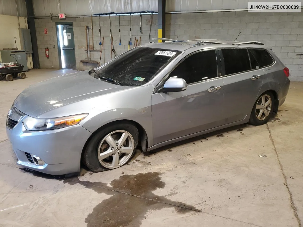 2011 Acura Tsx VIN: JH4CW2H67BC000089 Lot: 70957504