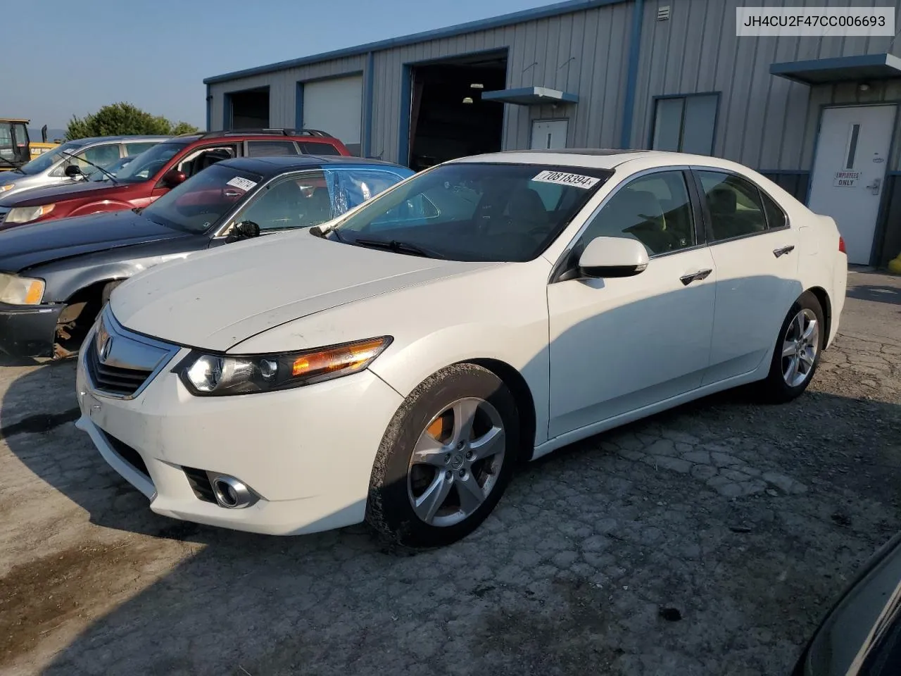 2012 Acura Tsx VIN: JH4CU2F47CC006693 Lot: 70818394