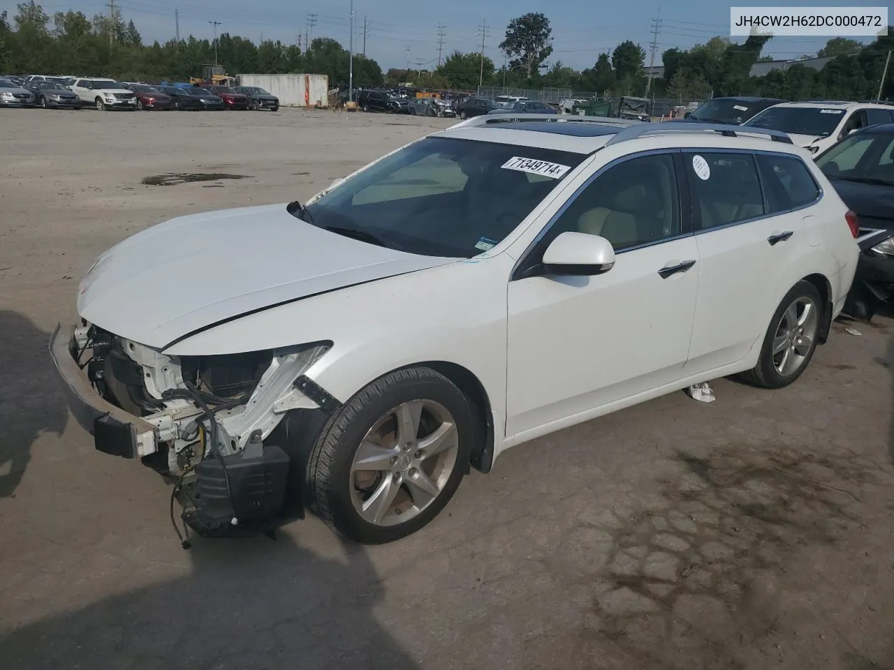 2013 Acura Tsx Tech VIN: JH4CW2H62DC000472 Lot: 71349714