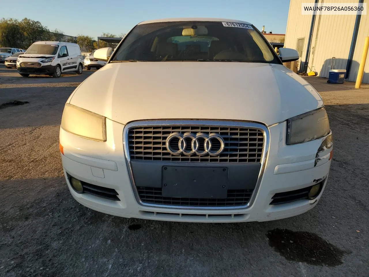 2006 Audi A3 2.0 Premium VIN: WAUNF78P26A056360 Lot: 67612554