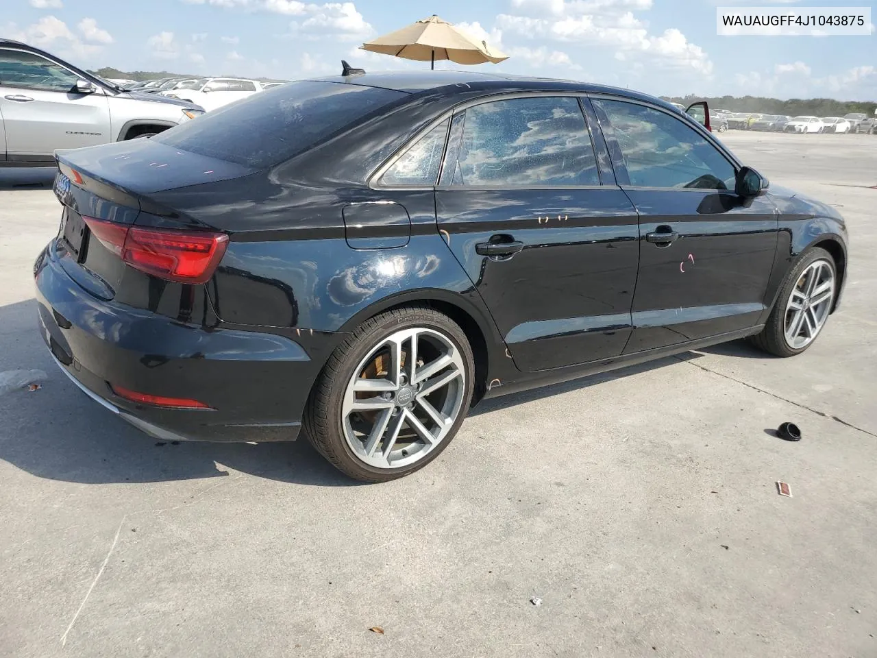 2018 Audi A3 Premium VIN: WAUAUGFF4J1043875 Lot: 71975904