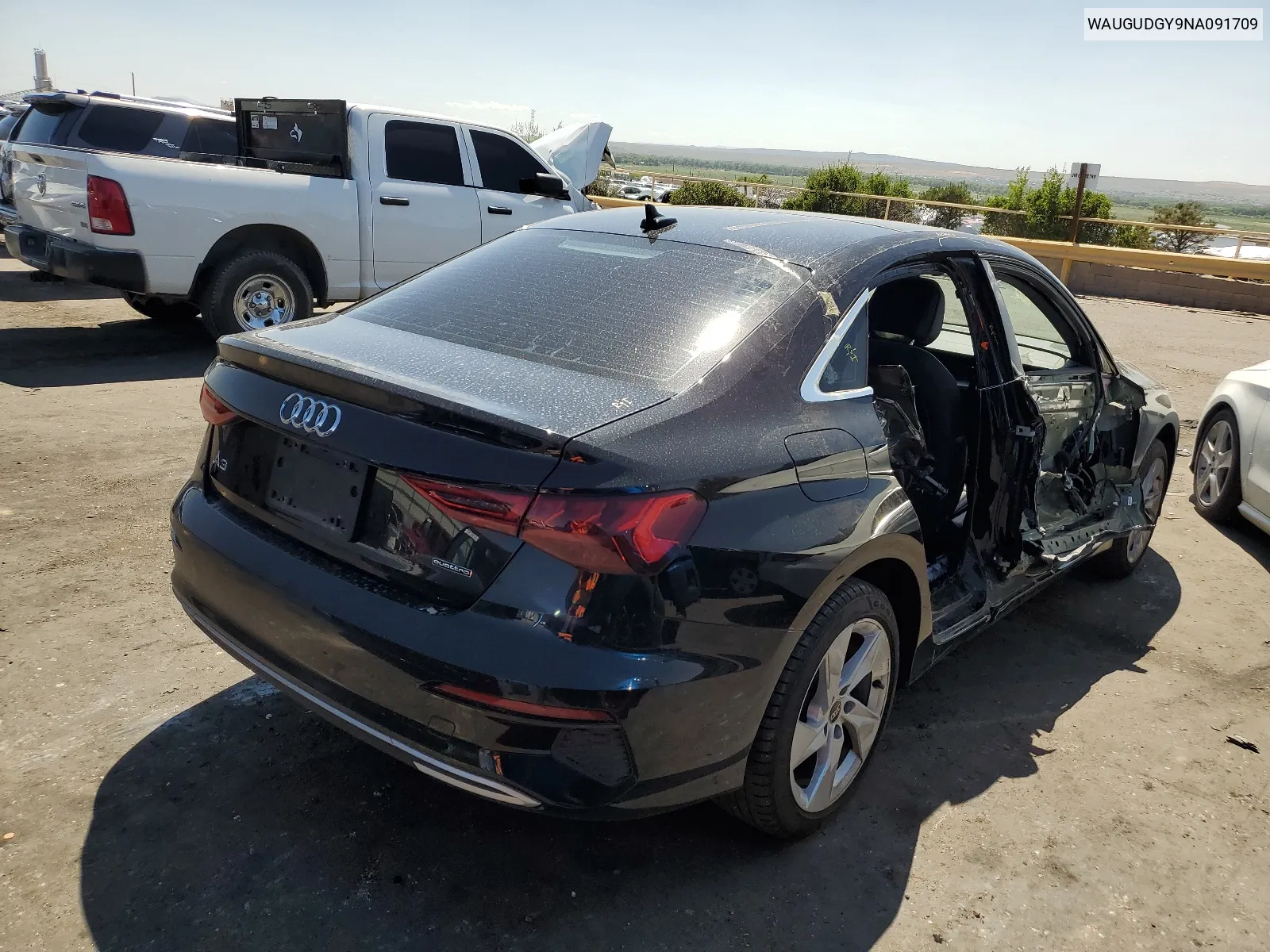 2022 Audi A3 Premium VIN: WAUGUDGY9NA091709 Lot: 65873994