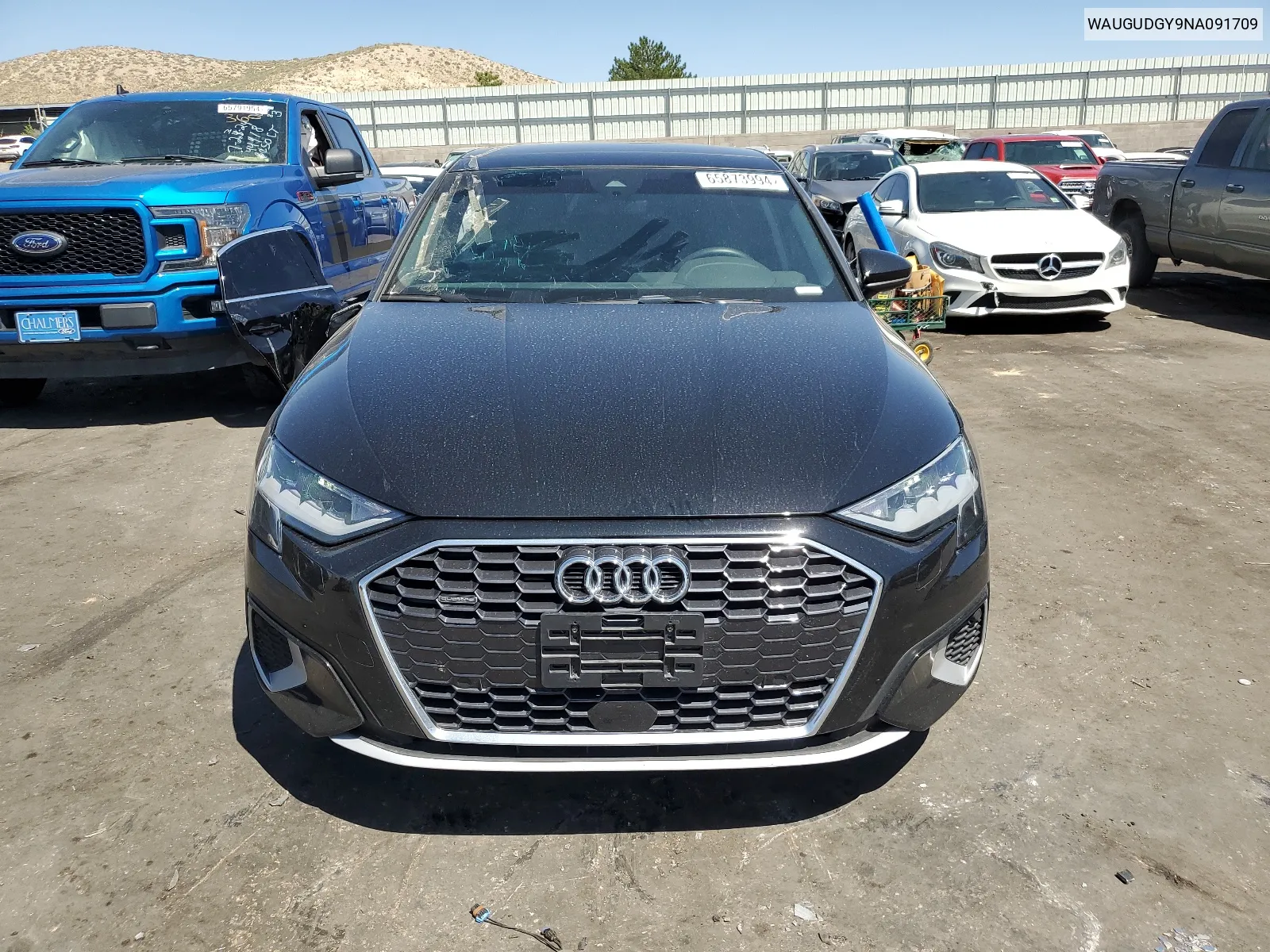 WAUGUDGY9NA091709 2022 Audi A3 Premium