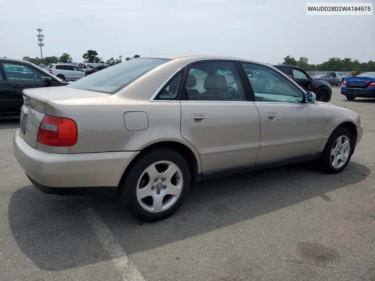 1998 Audi A4 2.8 VIN: WAUDD28D2WA184575 Lot: 65605754