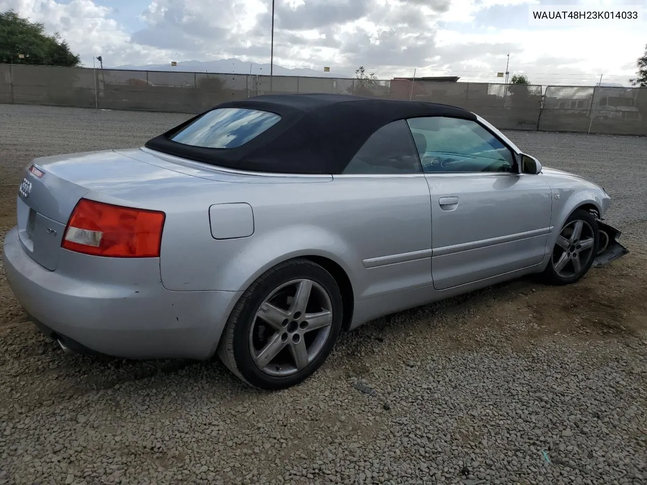 2003 Audi A4 3.0 Cabriolet VIN: WAUAT48H23K014033 Lot: 71458194