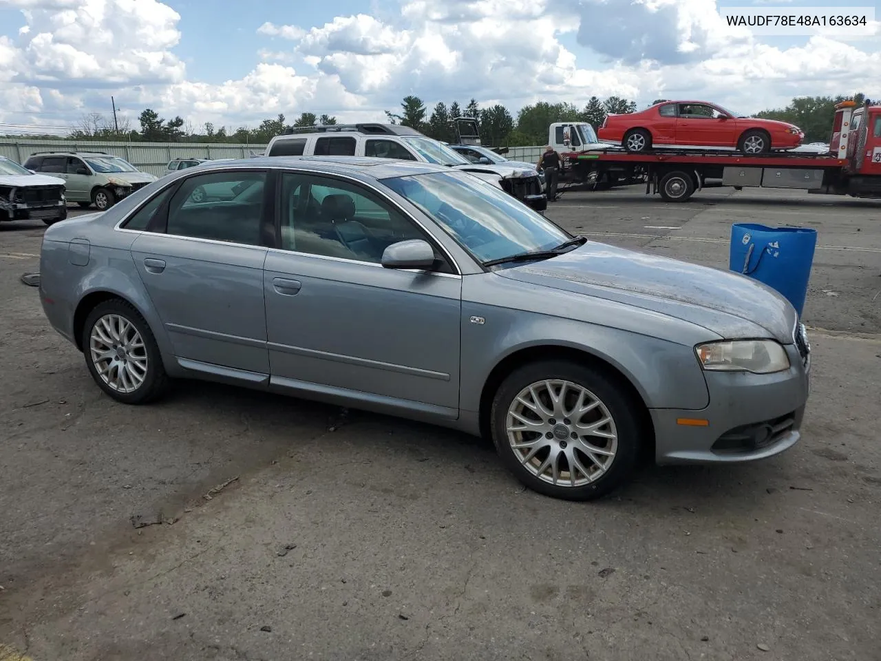 2008 Audi A4 2.0T Quattro VIN: WAUDF78E48A163634 Lot: 67214384