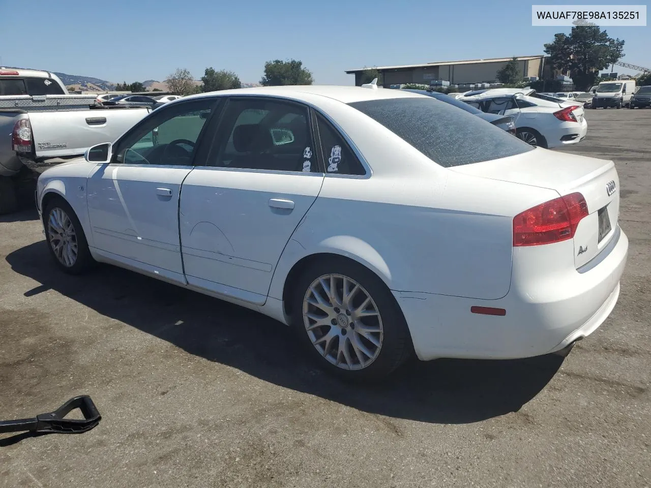 WAUAF78E98A135251 2008 Audi A4 2.0T