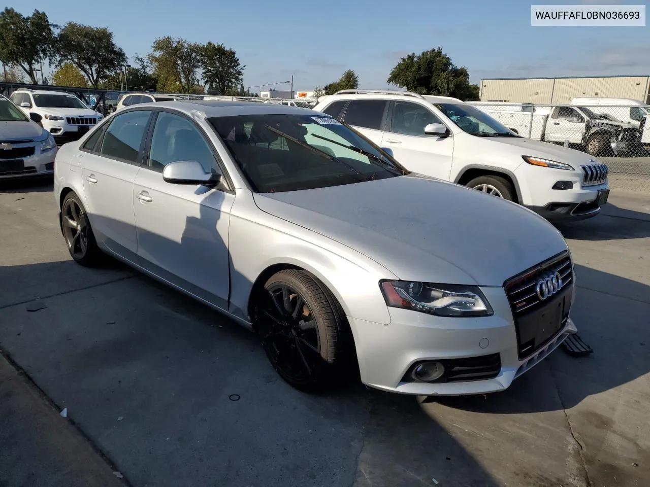 2011 Audi A4 Premium Plus VIN: WAUFFAFL0BN036693 Lot: 72095164