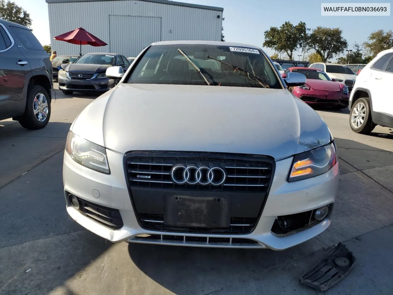 2011 Audi A4 Premium Plus VIN: WAUFFAFL0BN036693 Lot: 72095164