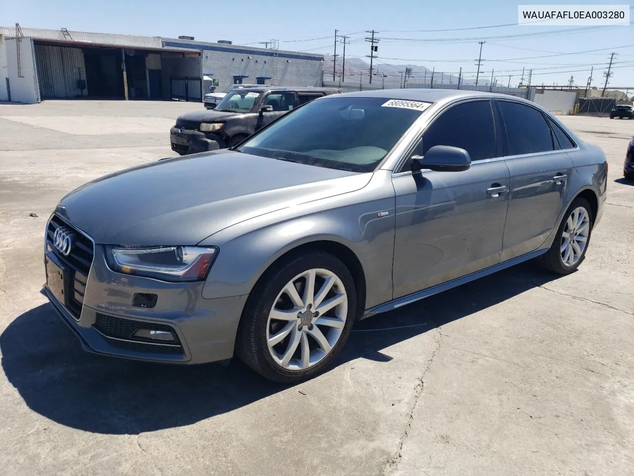 2014 Audi A4 Premium VIN: WAUAFAFL0EA003280 Lot: 68095564