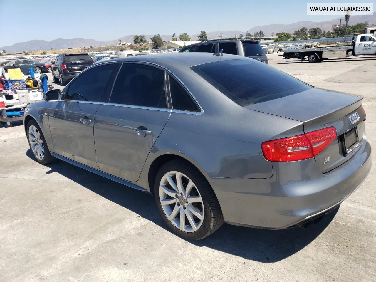 2014 Audi A4 Premium VIN: WAUAFAFL0EA003280 Lot: 68095564