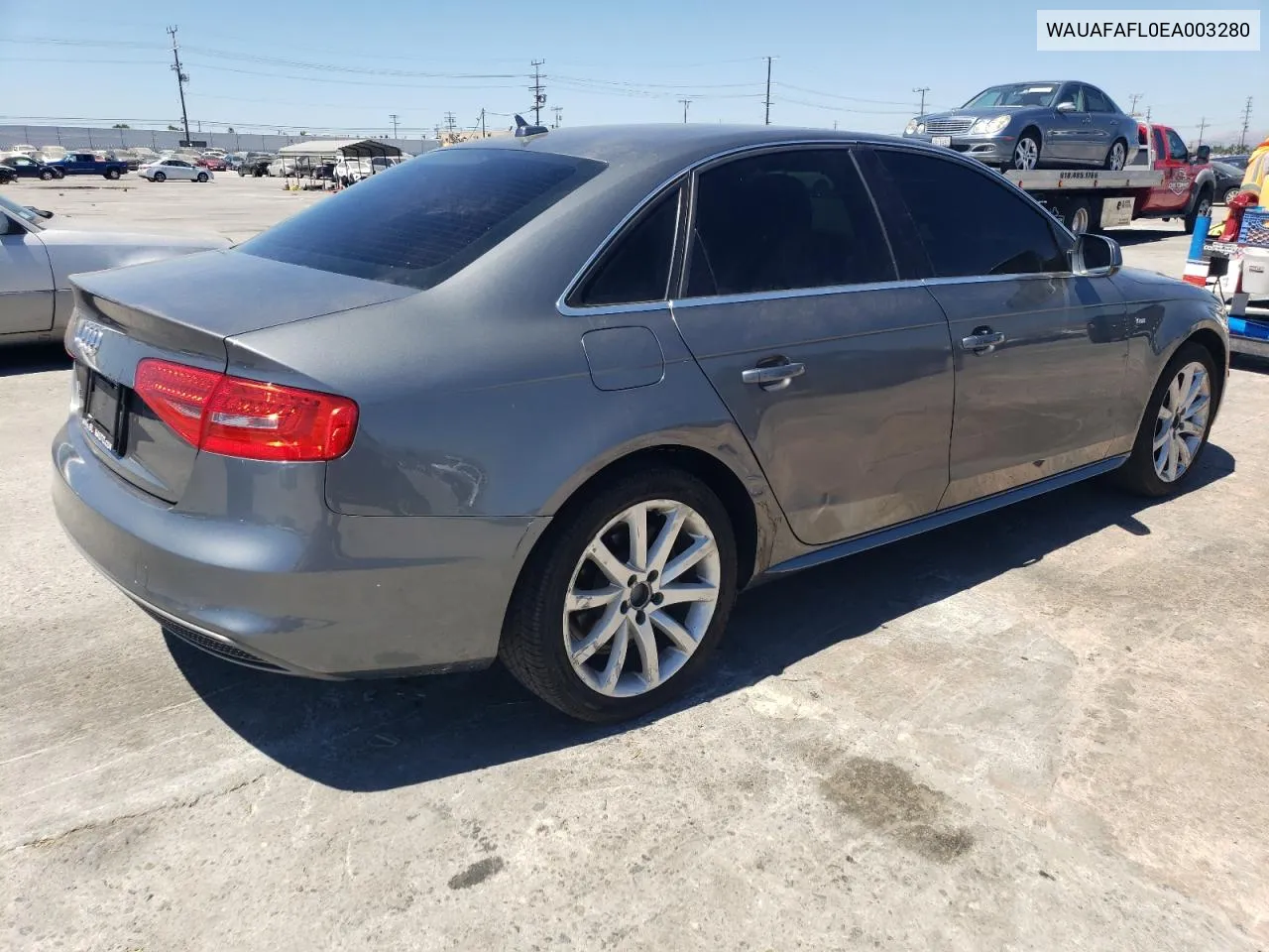 2014 Audi A4 Premium VIN: WAUAFAFL0EA003280 Lot: 68095564