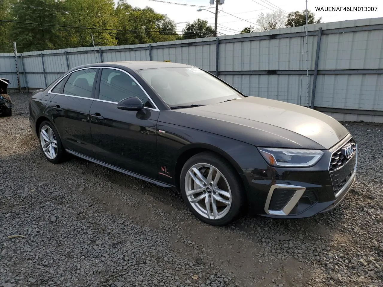 2020 Audi A4 Premium Plus VIN: WAUENAF46LN013007 Lot: 70839574